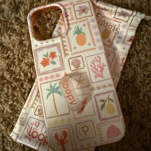 Loopy Case Tropical Pattern Phone Case - Coral